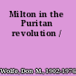 Milton in the Puritan revolution /