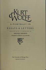 Kurt Wolff : a portrait in essays & letters /