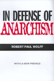 In defense of anarchism /