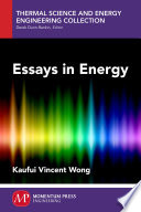 Essays in energy /