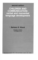 Children and communication : verbal and nonverbal language development /