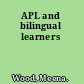 APL and bilingual learners