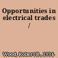 Opportunities in electrical trades /