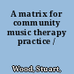 A matrix for community music therapy practice /