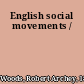 English social movements /