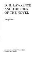 D.H. Lawrence and the idea of the novel /