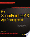 Pro SharePoint 2013 app development