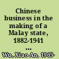 Chinese business in the making of a Malay state, 1882-1941 Kedah and Penang /