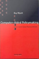 Computer-aided policymaking : lessons from strategic planning software /