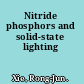 Nitride phosphors and solid-state lighting