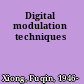 Digital modulation techniques