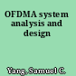 OFDMA system analysis and design
