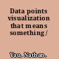 Data points visualization that means something /