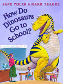 How do dinosaurs go to school? /