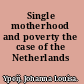 Single motherhood and poverty the case of the Netherlands /