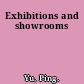 Exhibitions and showrooms