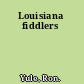 Louisiana fiddlers