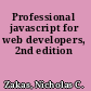 Professional javascript for web developers, 2nd edition