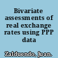 Bivariate assessments of real exchange rates using PPP data /