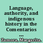 Language, authority, and indigenous history in the Comentarios reales de los Incas /