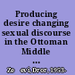 Producing desire changing sexual discourse in the Ottoman Middle East, 1500-1900 /