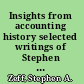 Insights from accounting history selected writings of Stephen Zeff /