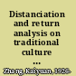 Distanciation and return analysis on traditional culture and modernization of China /