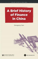 A brief history of finance in China /