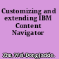 Customizing and extending IBM Content Navigator