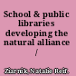 School & public libraries developing the natural alliance /