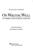 On writing well : an informal guide to writing nonfiction /