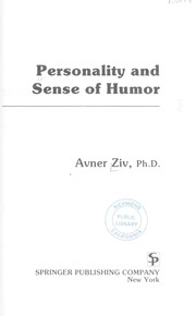 Personality and sense of humor /