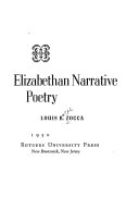 Elizabethan narrative poetry /