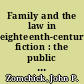 Family and the law in eighteenth-century fiction : the public conscience in the private sphere /