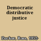 Democratic distributive justice