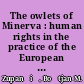 The owlets of Minerva : human rights in the practice of the European Court of Human Rights /